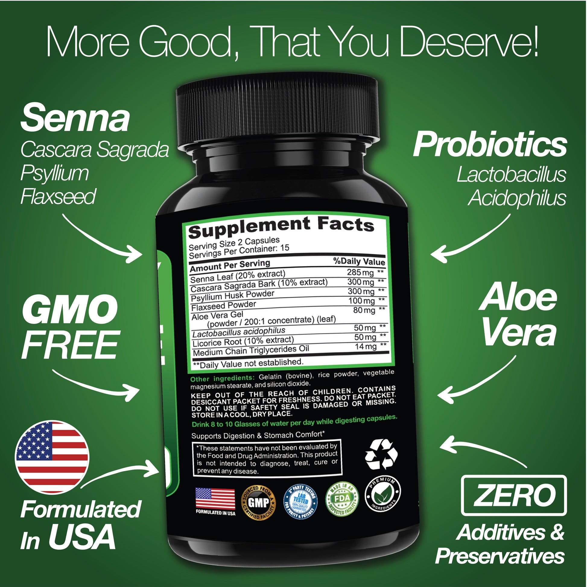 15 Day Cleanse | Colon Detox with Natural Laxative for Constipation & Bloating. - Trending Wellness Store