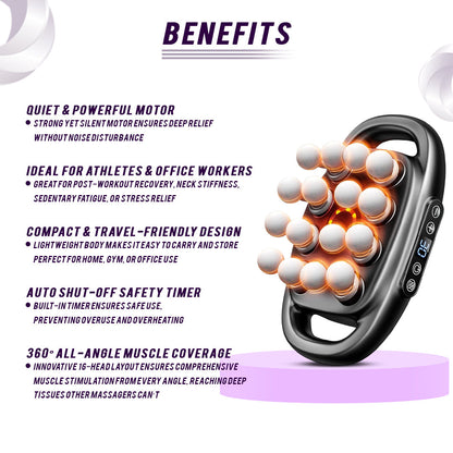 16-Head Massage Gun - Trending Wellness Store