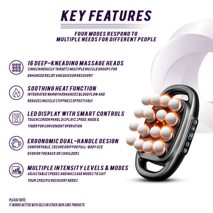 16-Head Massage Gun - Trending Wellness Store