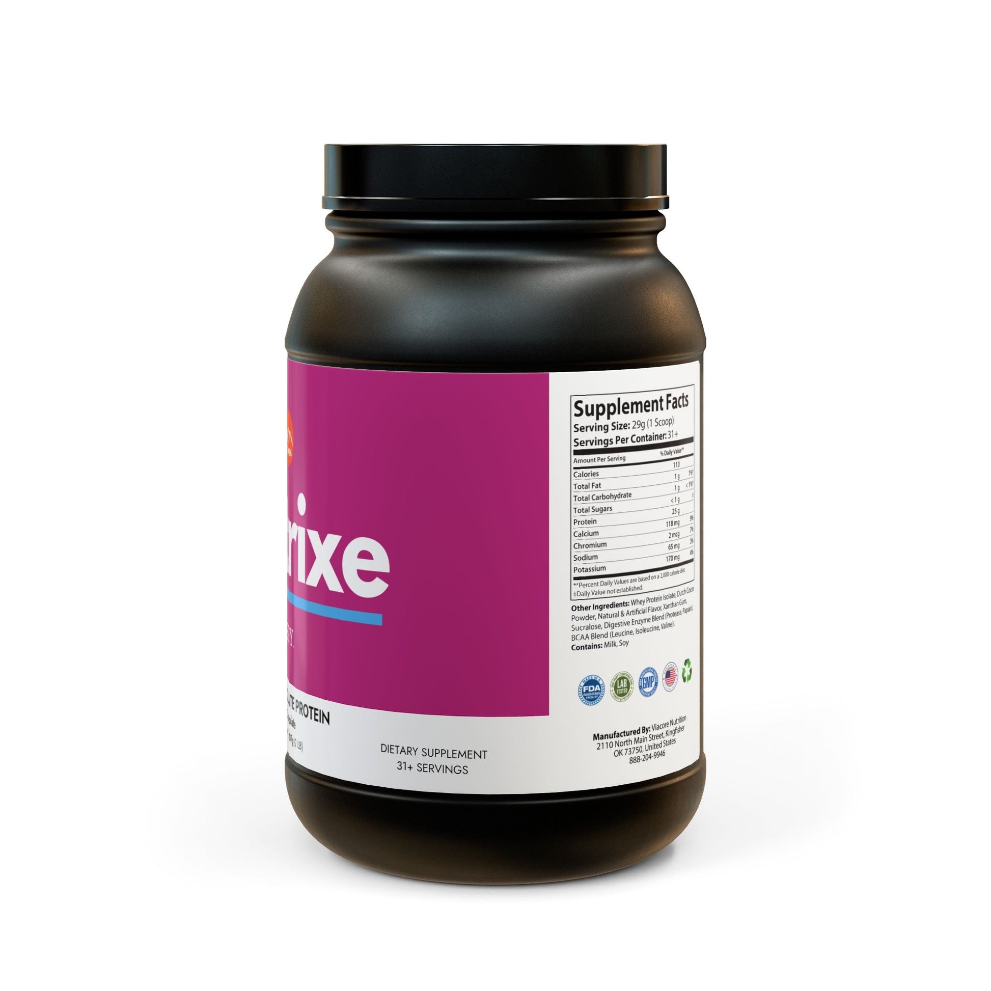 Nutrixe Whey Isolate Protein Supplement 2lb - Trending Wellness Store