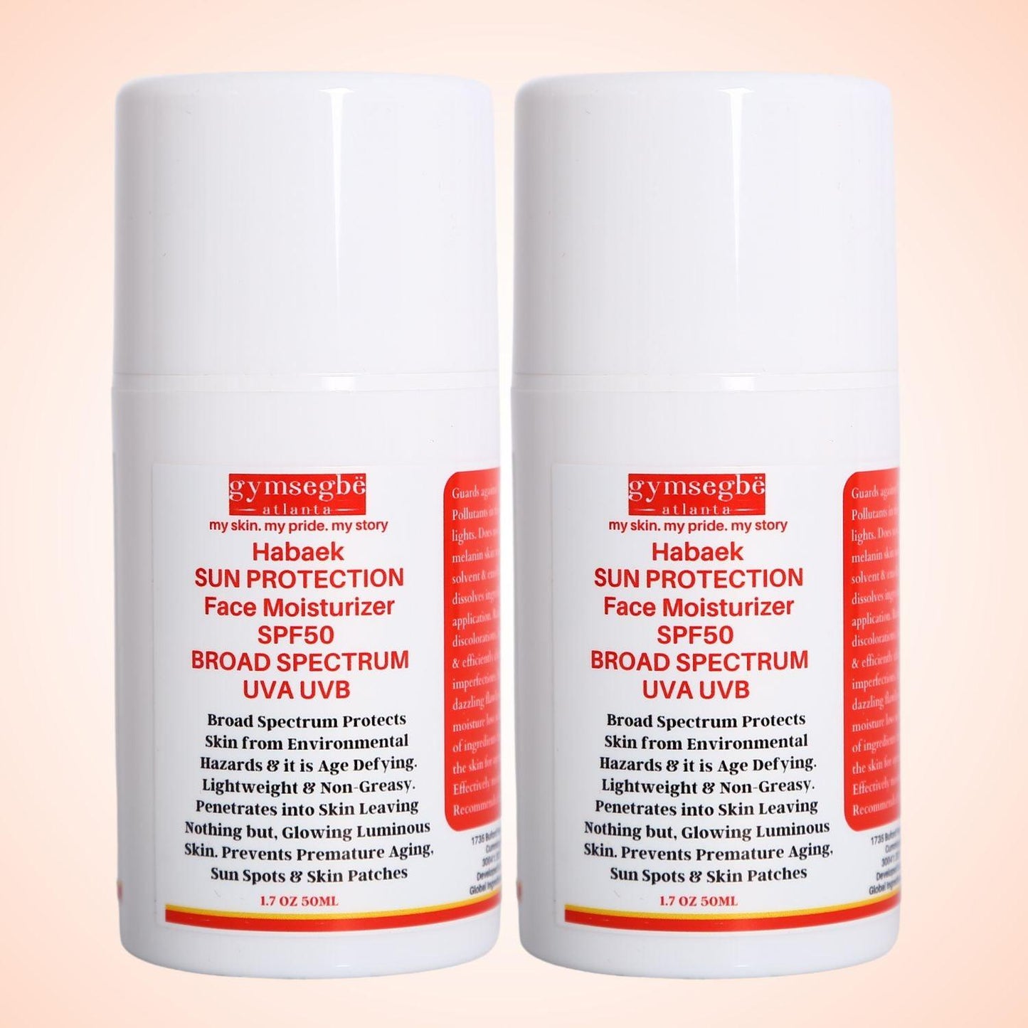 Habaek Sun Protection Face Moisturizer SPF50 - Trending Wellness Store