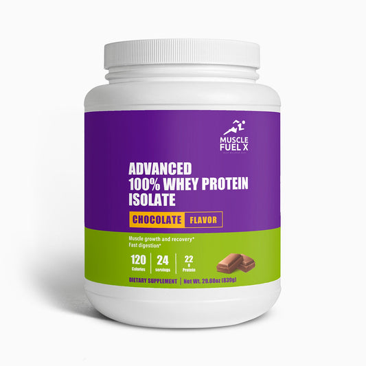 Advanced 100% Whey Protein Isolate (Chocolate) – Supports Muscle Growth & Recovery with Fast Digestion - Trending Wellness Store