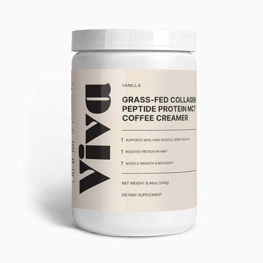Grass-Fed Collagen Peptide MCT Protein Coffee Creamer (Vanilla) - Trending Wellness Store
