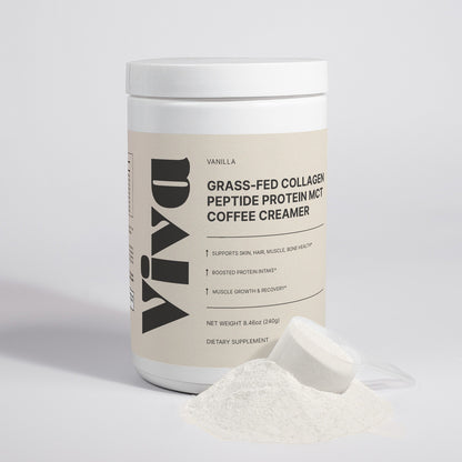 Grass-Fed Collagen Peptide MCT Protein Coffee Creamer (Vanilla) - Trending Wellness Store
