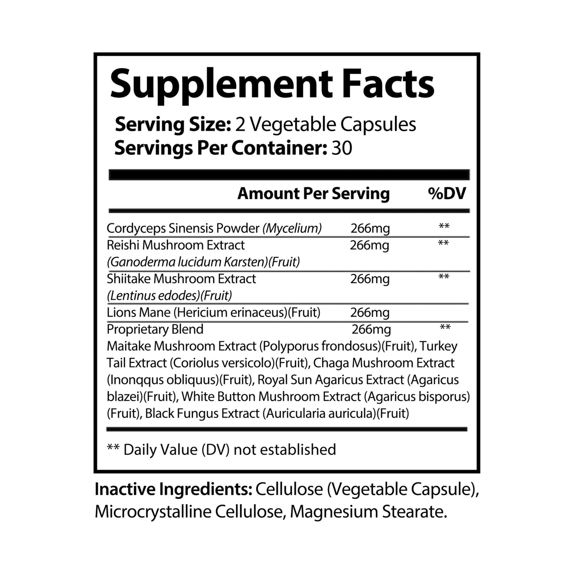 Fungora Mushroom Blend Supplement (60 Capsules) - Trending Wellness Store