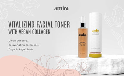 Revitalize Your Beauty: Amira Hydrating Facial Toner With Vegan Collagen - Trending Wellness Store