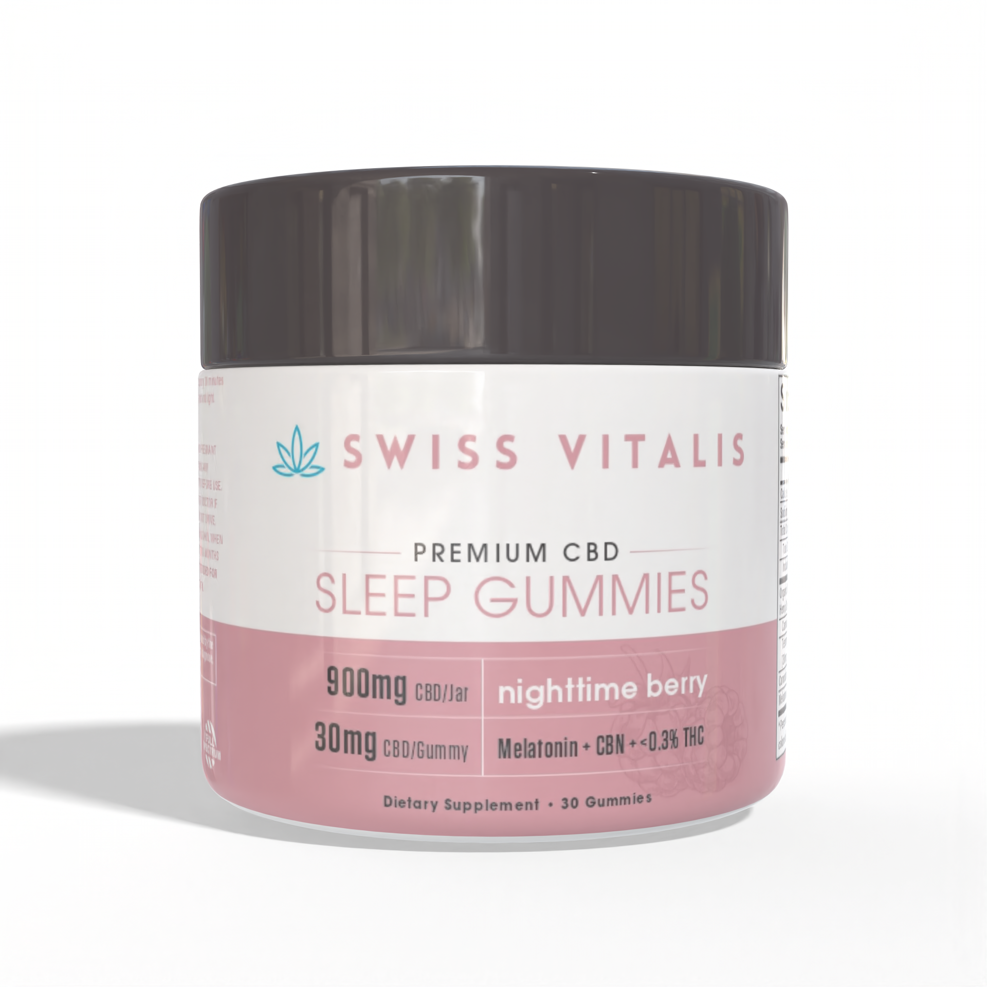 Swiss Vitalis  Sleep Gummies - 30 Count CBD+CBN+THC+Melatonin - Trending Wellness Store