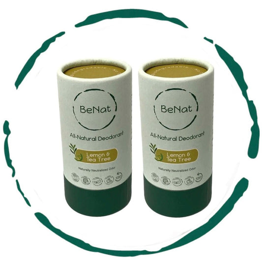 2-Pack All-Natural, Plastic-Free Deodorants - Trending Wellness Store