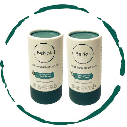 2-Pack All-Natural, Plastic-Free Deodorants - Trending Wellness Store