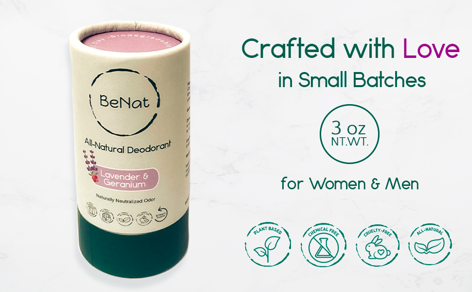 2-Pack All-Natural, Plastic-Free Deodorants - Trending Wellness Store