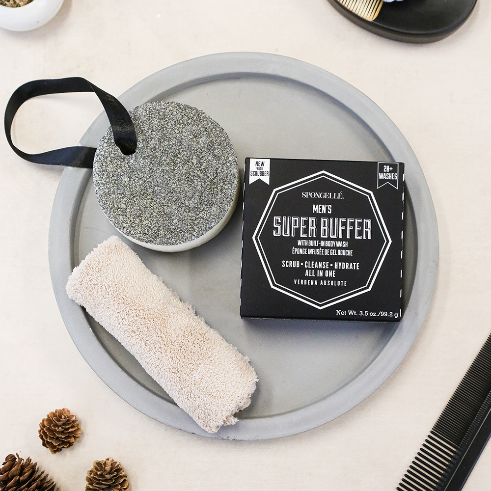 20+ Men's Super Buffer | Black Scrubber - Trending Wellness Store