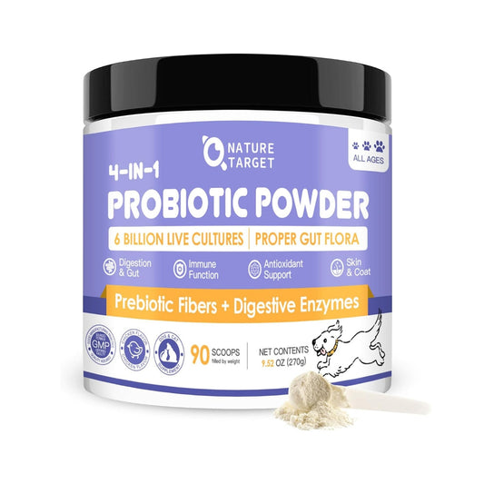 4-in-1 Probiotics for Dogs & Cats, 90 Scoops - Trending Wellness Store