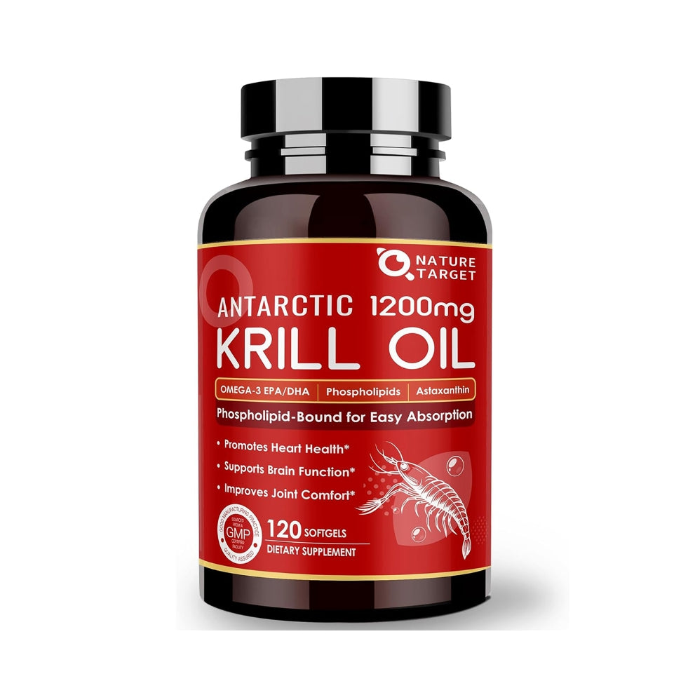 Krill Oil with Omega-3 EPA & DHA, 120 Softgels - Trending Wellness Store