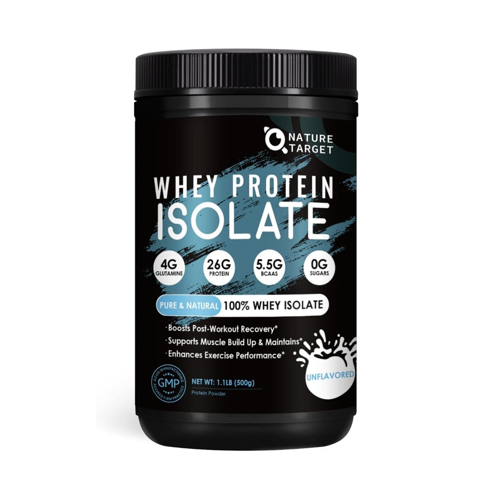 Grass-Fed Whey Isolate Protein Powder, 26g Protein/Serving, 1.1 LB - Trending Wellness Store