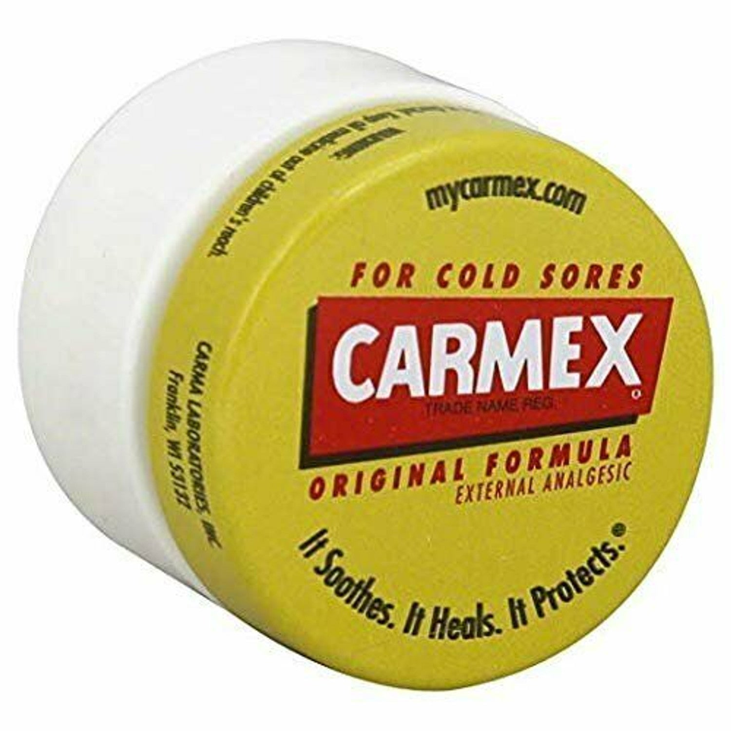 Carmex Classic Medicated Lip Balm Jar, Original, 0.25 Oz - Trending Wellness Store