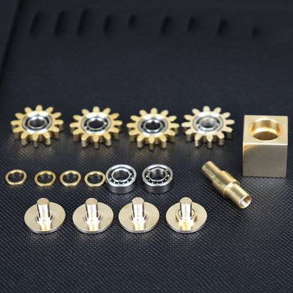 Brass Cube Gears Spinner - Trending Wellness Store