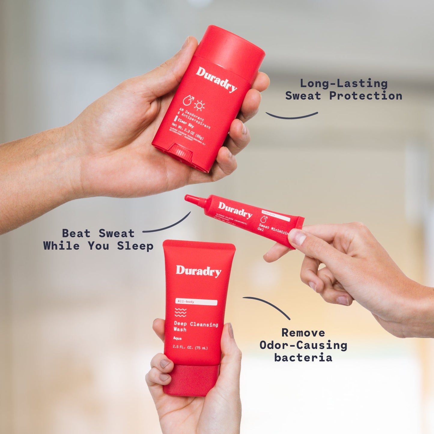 3-Step System - Stop Excessive Sweating - Trending Wellness Store