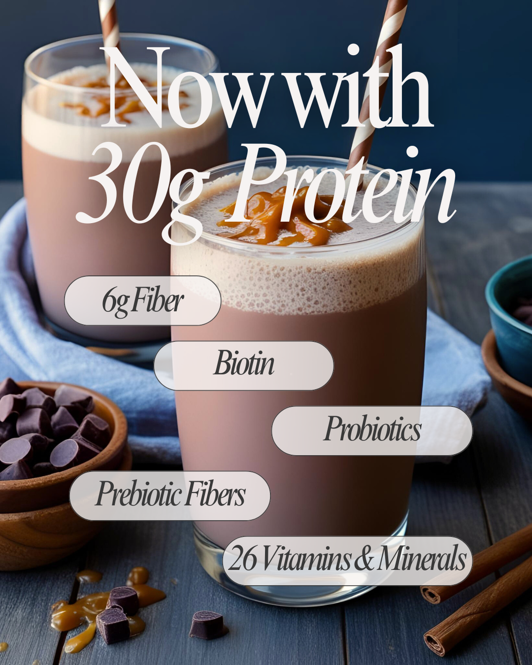 30G Protein Chocolate Salted Caramel Biocare Dietary Beverage (14-Count) - Trending Wellness Store