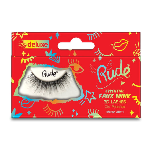RUDE Essential Faux Mink Deluxe 3D Lashes - Muse - Trending Wellness Store