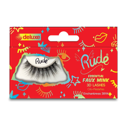 RUDE Essential Faux Mink Deluxe 3D Lashes - Enchantress - Trending Wellness Store