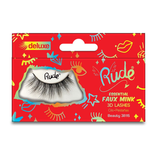 RUDE Essential Faux Mink Deluxe 3D Lashes - Beauty - Trending Wellness Store
