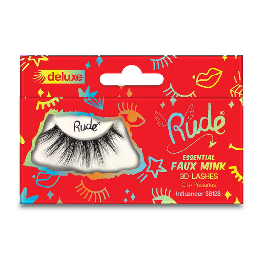 RUDE Essential Faux Mink Deluxe 3D Lashes - Influencer - Trending Wellness Store