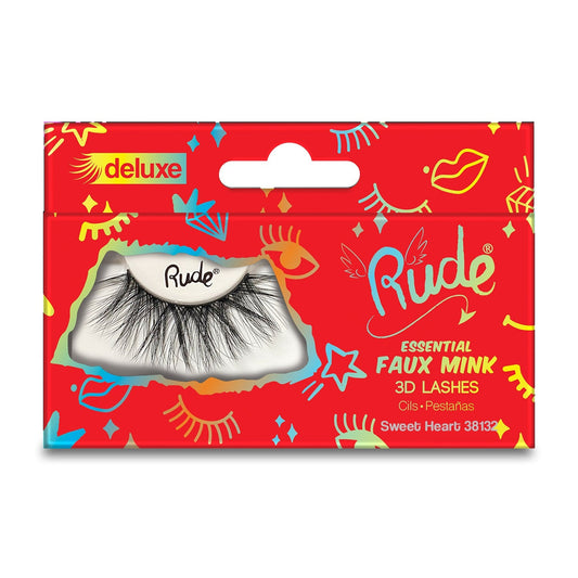 RUDE Essential Faux Mink Deluxe 3D Lashes - Sweet Heart - Trending Wellness Store