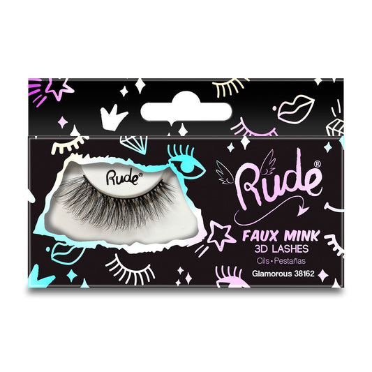 RUDE Essential Faux Mink 3D Lashes - Glamorous - Trending Wellness Store