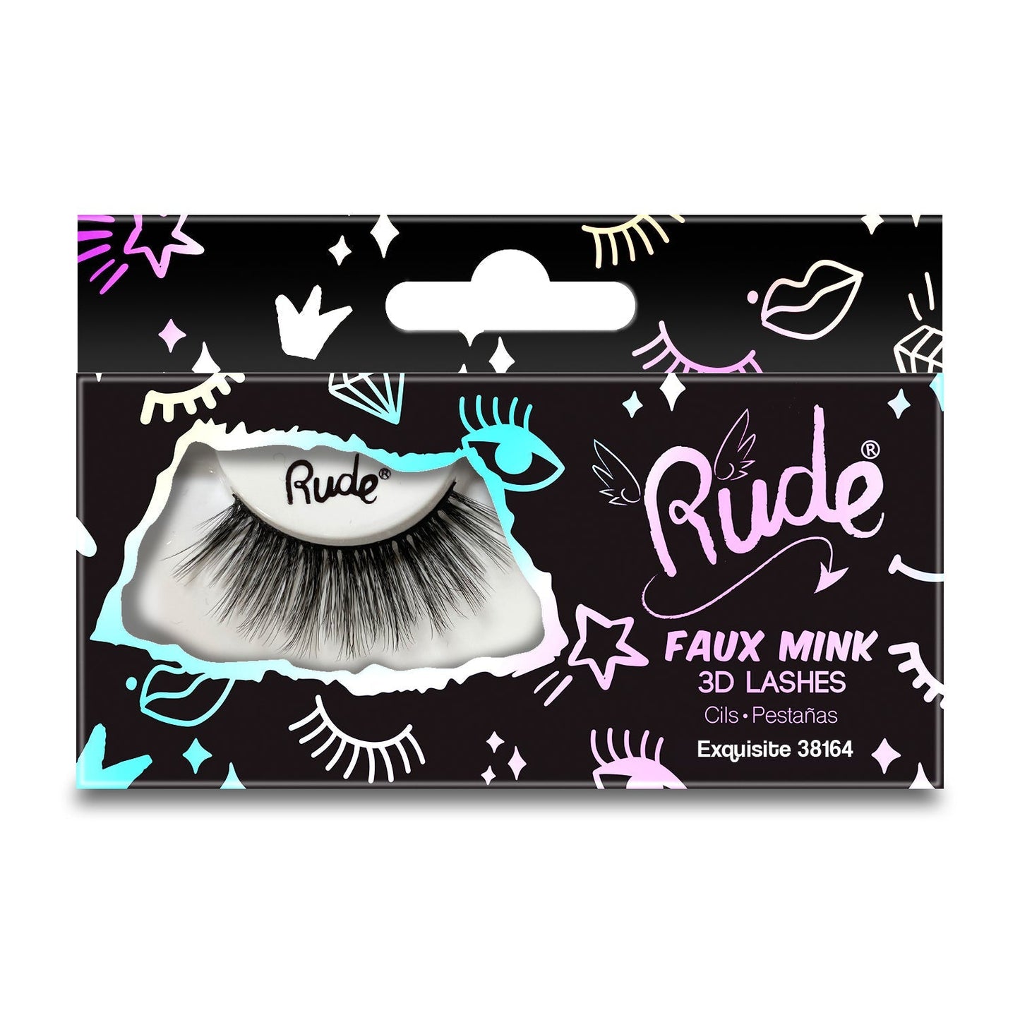 RUDE Essential Faux Mink 3D Lashes - Exquisite - Trending Wellness Store
