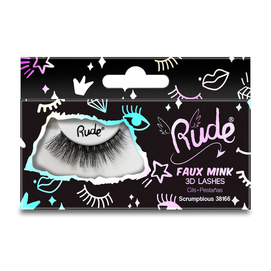 RUDE Essential Faux Mink 3D Lashes - Scrumptious - Trending Wellness Store