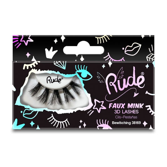 RUDE Essential Faux Mink 3D Lashes - Bewitching - Trending Wellness Store