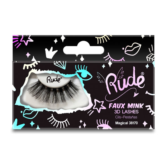 RUDE Essential Faux Mink 3D Lashes - Magical - Trending Wellness Store