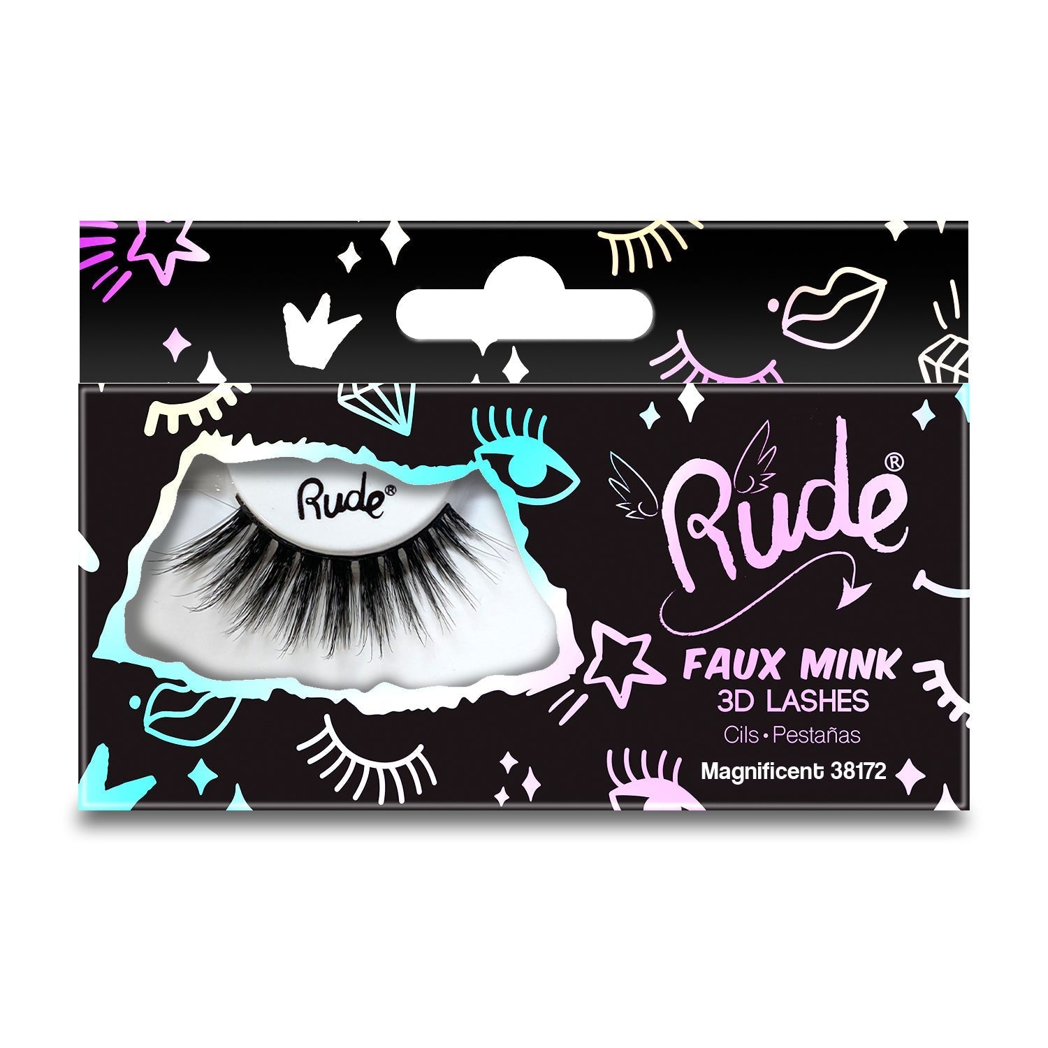 RUDE Essential Faux Mink 3D Lashes - Magnificent - Trending Wellness Store