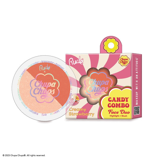 RUDE Chupa Chups Candy Combo Face Duo - Creamy Strawberry - Trending Wellness Store