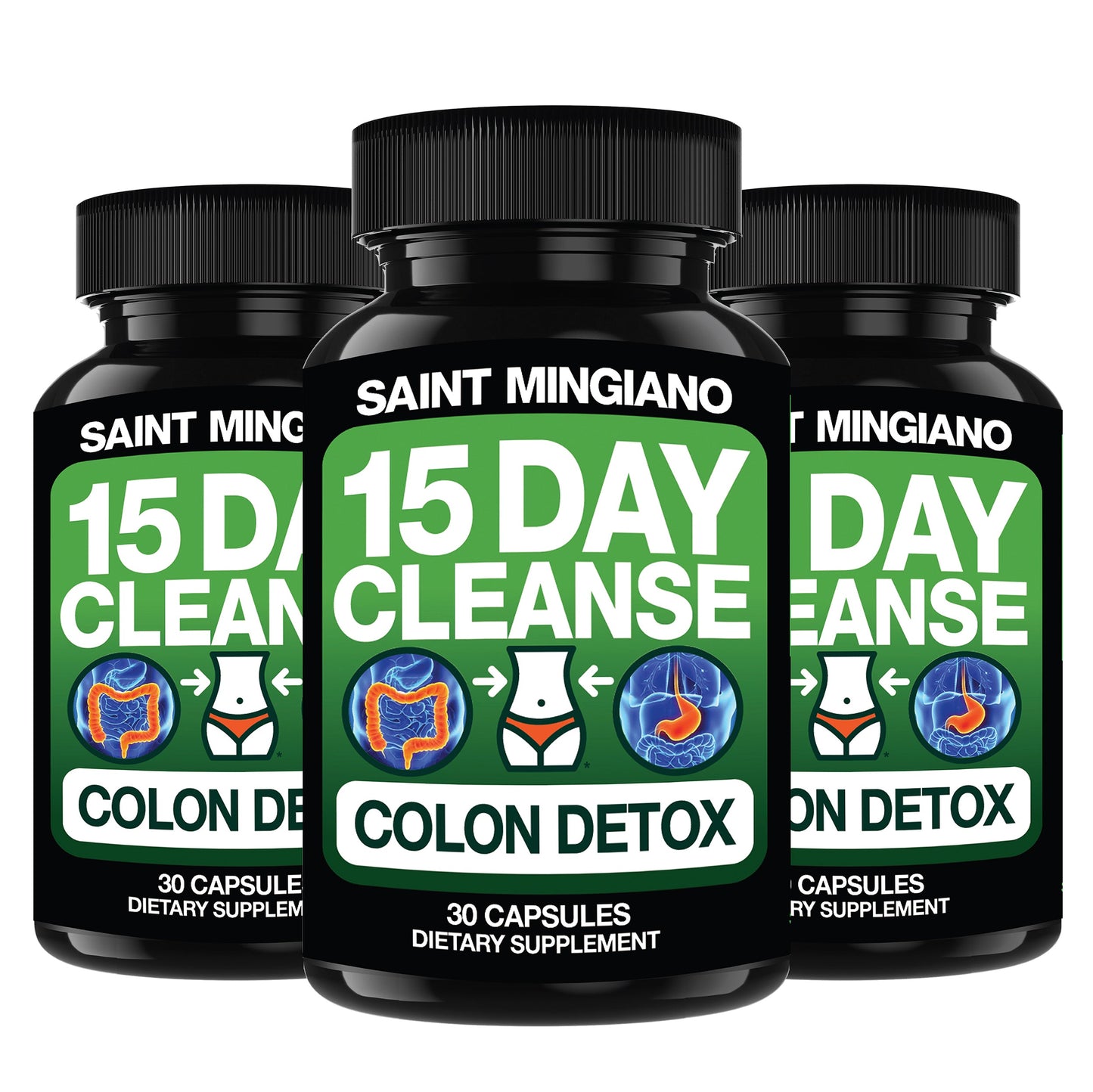 3 x Bundle - 15 Day Cleanse | Colon Cleanse & Detox - Trending Wellness Store