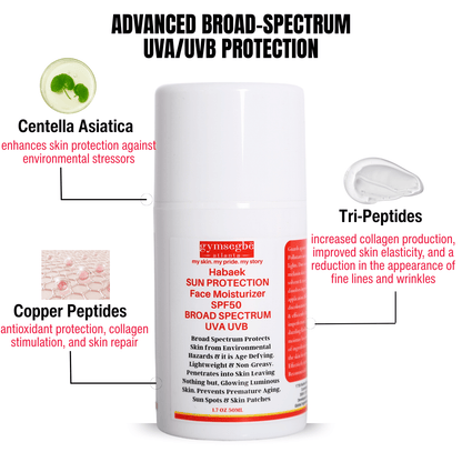 Habaek Sun Protection Face Moisturizer SPF50 - Trending Wellness Store