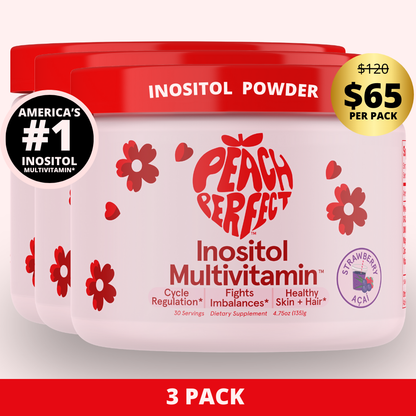 Inositol Multivitamin 3 Pack Strawberry Acai Powder - Trending Wellness Store