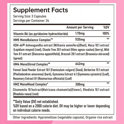 Happy Mammoth Hormone Harmony – Vegan Menopause Support | Hormone Balance, Hot Flash & Mood Relief (72 Capsules) - Trending Wellness Store