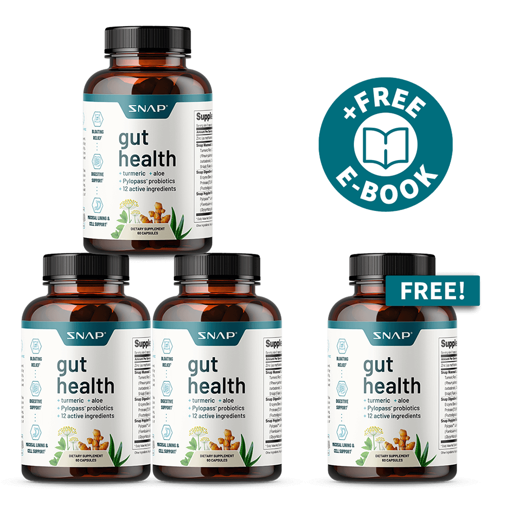 3 Gut Health + 1 Free Container + Free E-Book - Trending Wellness Store