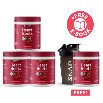 3 Heart Beets + 1 Free Container + Free Shaker + Free E-Book - Trending Wellness Store