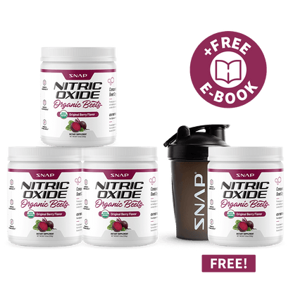 3 NO2 Beets + 1 Free Container + Free Shaker + Free E-Book - Trending Wellness Store