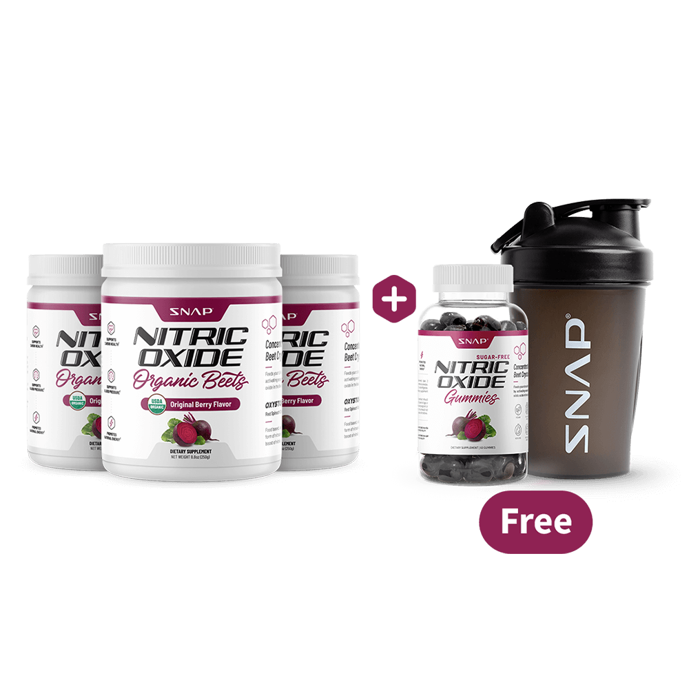 3 NO2 Beets + Free NO Gummies + Free Shaker - Trending Wellness Store