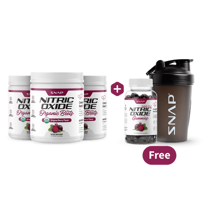 3 NO2 Beets + Free NO Gummies + Free Shaker - Trending Wellness Store