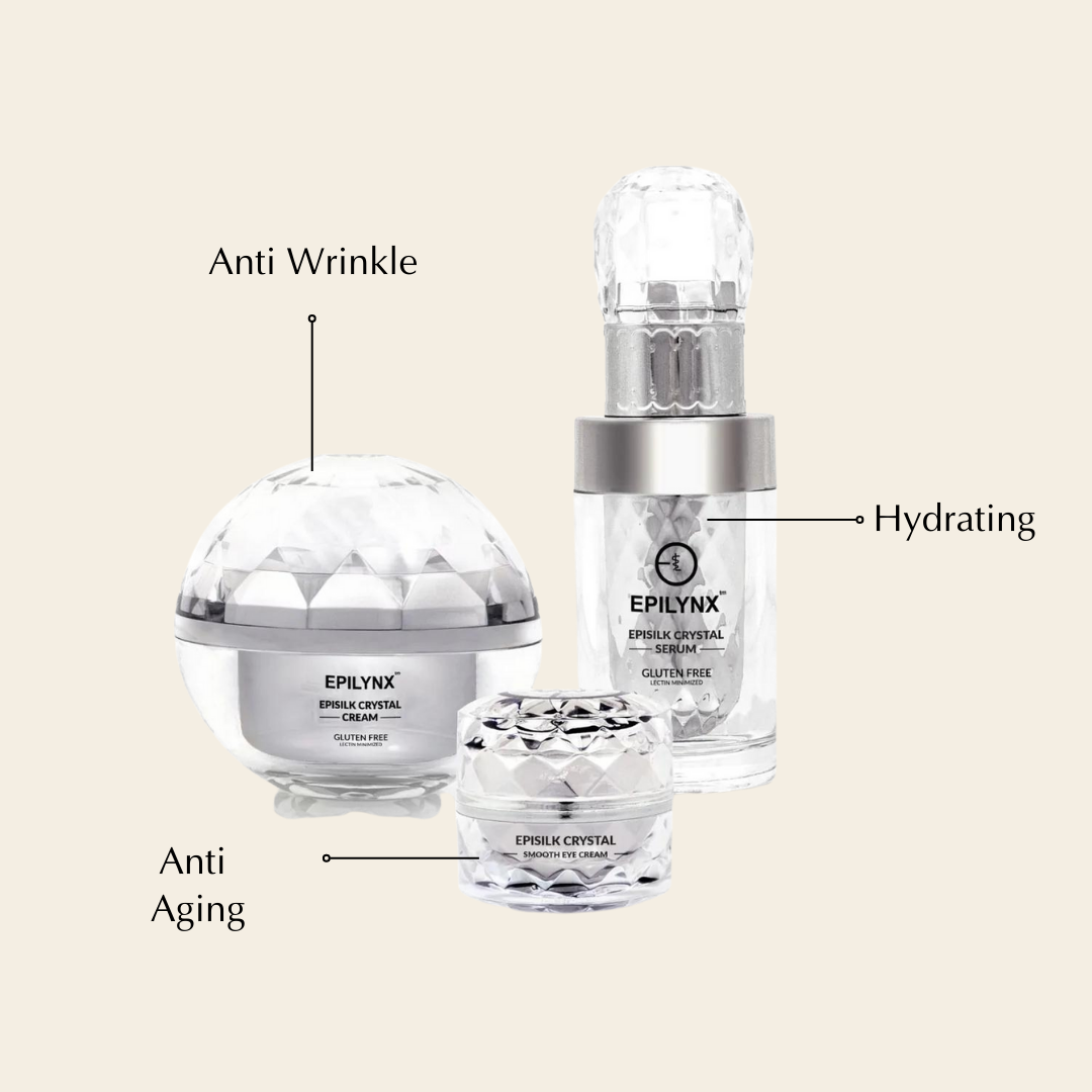 Vegan EpiSilk Crystal Wrinkle Smoothing Face Treatment - Intense Brightening and Firming Wrinkle Fix for Sensitive Skin - Trending Wellness Store