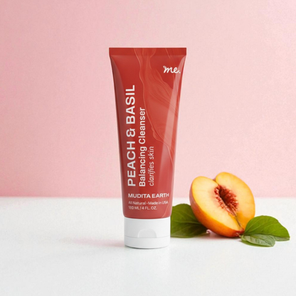 Peach & Basil Balancing Face Cleanser - Trending Wellness Store
