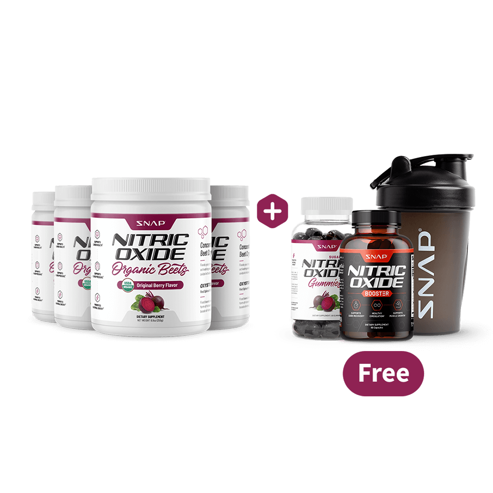 4 NO2 Beets + Free NO Gummies + Free NO Booster + Free Shaker - Trending Wellness Store