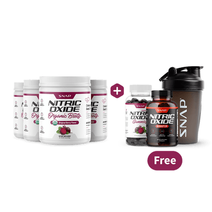 4 NO2 Beets + Free NO Gummies + Free NO Booster + Free Shaker - Trending Wellness Store