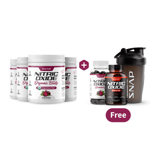 4 NO2 Beets + Free NO Gummies + Free NO Booster + Free Shaker - Trending Wellness Store