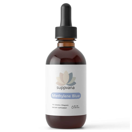 Methylene Blue Liquid 1% XL (1200mg, 4oz) - Trending Wellness Store