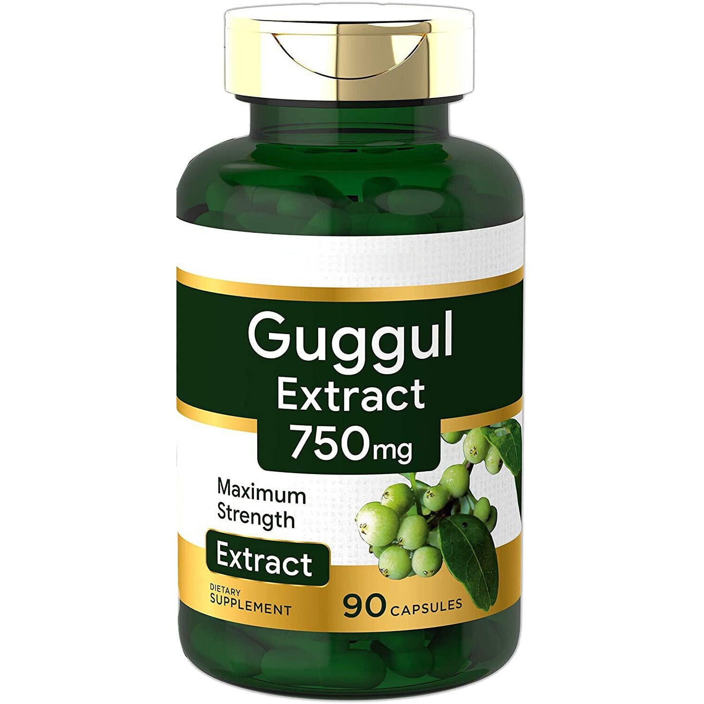 Guggul Extract (2.5% guggulsterones) 90Caps 750mg Standardized Commiphora mukul - Trending Wellness Store